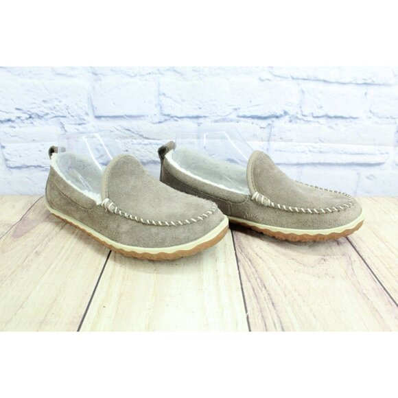 LL Bean Mountain Slippers Moccasin Dark Cement Size 6 M - Picture 5 of 9